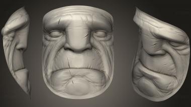 3D model Warrior Portrait (STL)